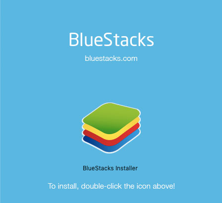 запуск установки Bluestacks двойным щелчком мыши